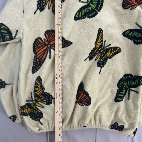Parks Project Butterflies Trail High Pile Fleece Pullover-Unsex Size Medium - Picture 9 of 10